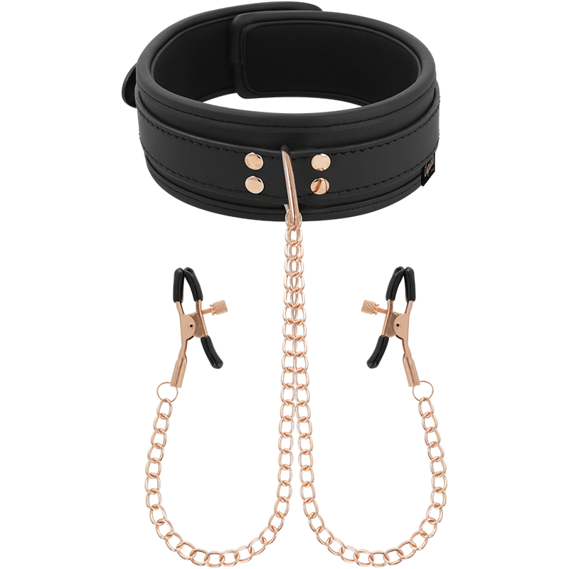 COQUETTE CHIC DESIRE - COLLANA CON PINZA PER CAPEZZOLI FANTASIA CON FODERA IN NEOPRENE - immagine 4