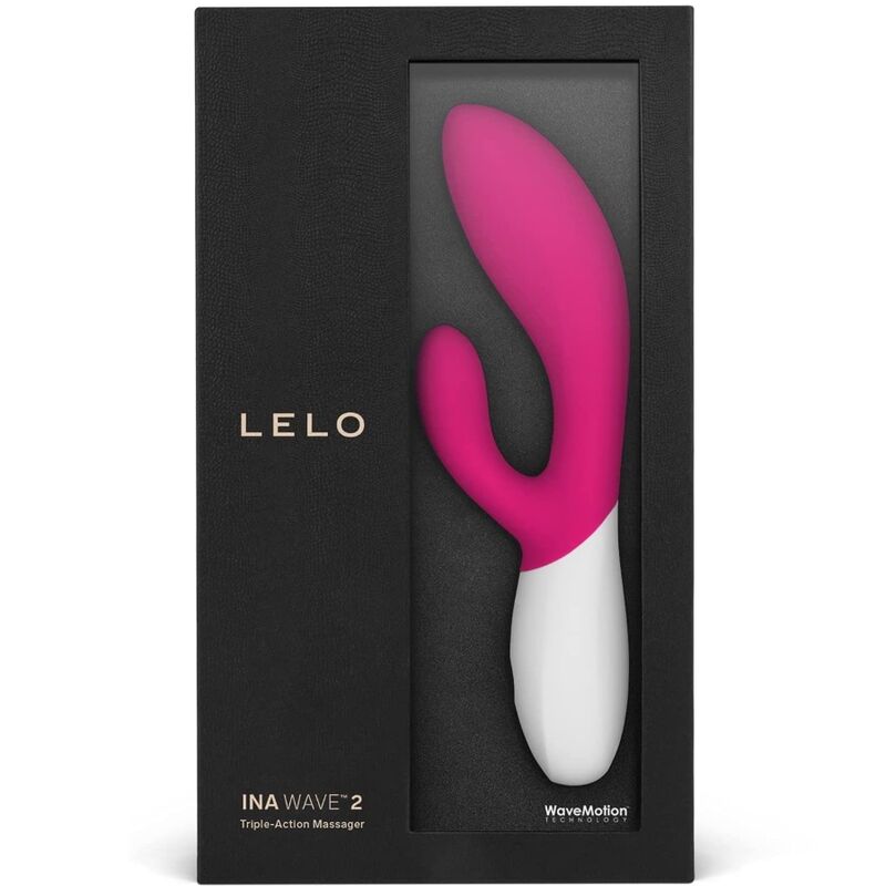 LELO - INA WAVE 2 VBRADOR LUXURY SPECIALE MOVIMENTO CERISE - immagine 4