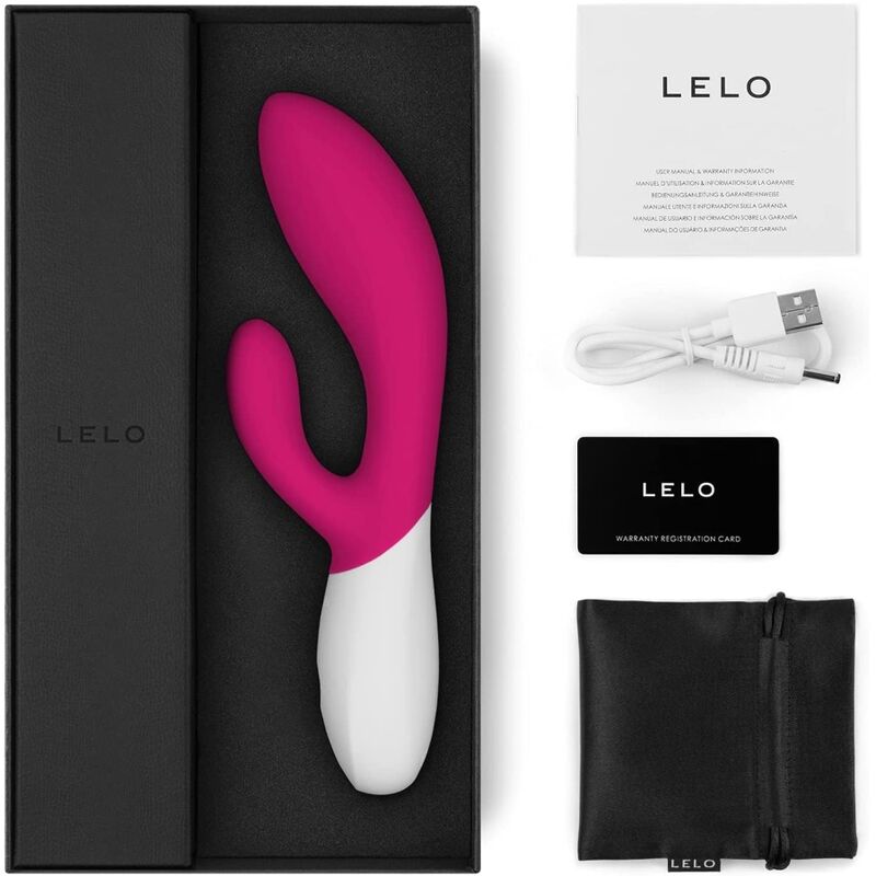 LELO - INA WAVE 2 VBRADOR LUXURY SPECIALE MOVIMENTO CERISE - immagine 3