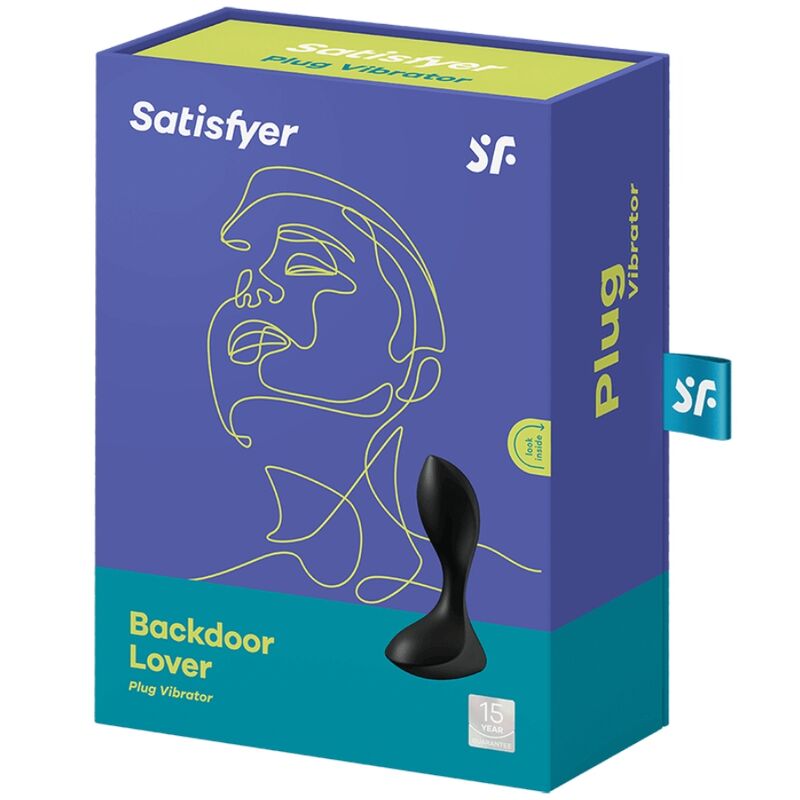 SATISFYER - SPINA VIBRANTE BACKDOOR LOVER NERO - immagine 4