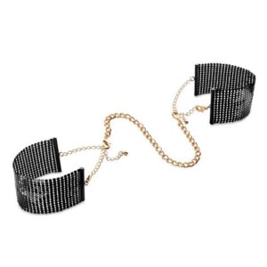 BIJOUX INDISCRETS - DÃSIR MÃTALLIQUE MANETTE IN RETE DI METALLO NERO