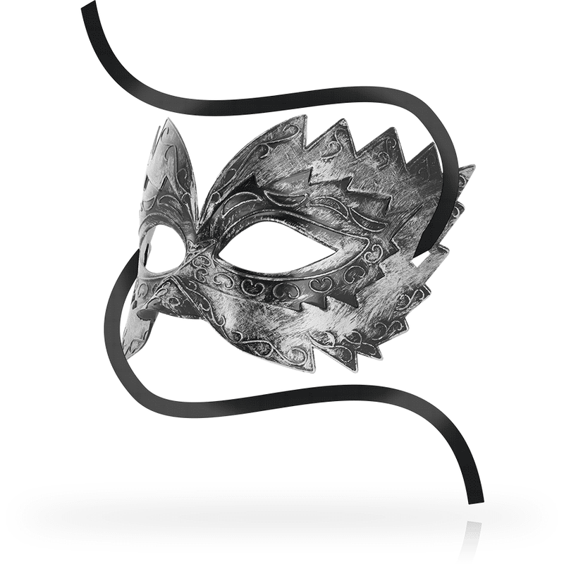 OHMAMA - MASCHERE ANTIZAZ STILE VENEZIANO ARGENTO - immagine 2