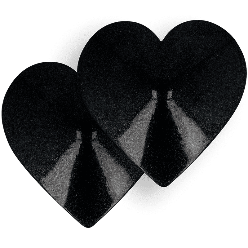 COQUETTE CHIC DESIRE - COPRI CAPEZZOLI BLACK HEARTS - immagine 3