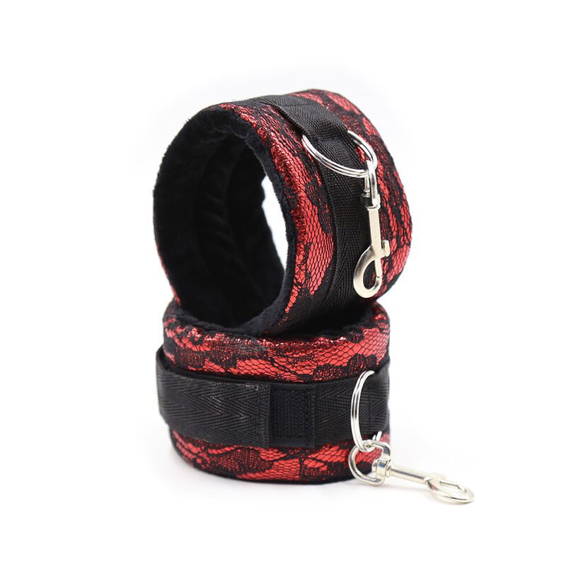 OHMAMA FETISH - MANETTE IN VELLUTO CON NASTRO IN NYLON - immagine 3