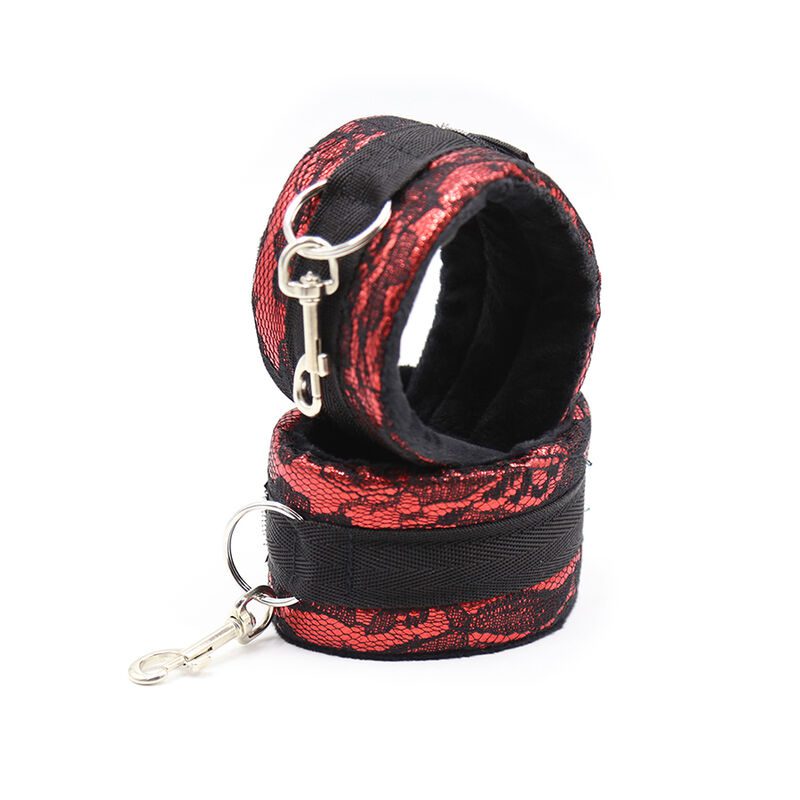 OHMAMA FETISH - MANETTE IN VELLUTO CON NASTRO IN NYLON - immagine 5