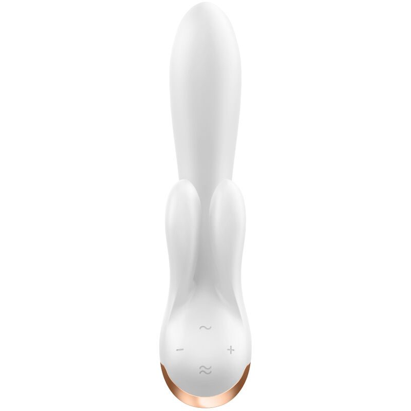 SATISFYER DOUBLE FLEX VIBRADOR APP - BLANCO - immagine 3