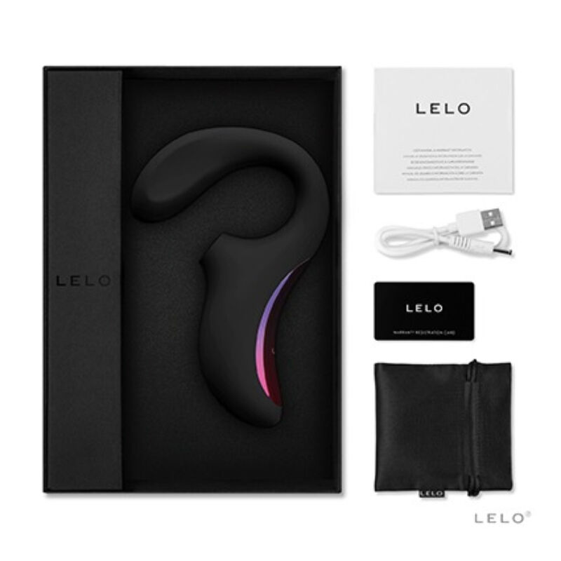 LELO - ENIGMA CRUISE MASSAGGIATORE SONICO A DOPPIA STIMOLAZIONE NERO - immagine 4