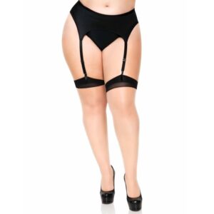 LEG AVENUE - COSTUME IN LYCRA 2 TONI CON CUCITURA POSTERIORE E TACCO CUBANO