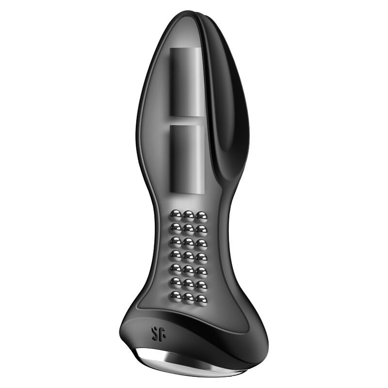 SATISFYER - ROTATOR PLUG 2+ PLUG VIBRADOR APP NEGRO - immagine 2