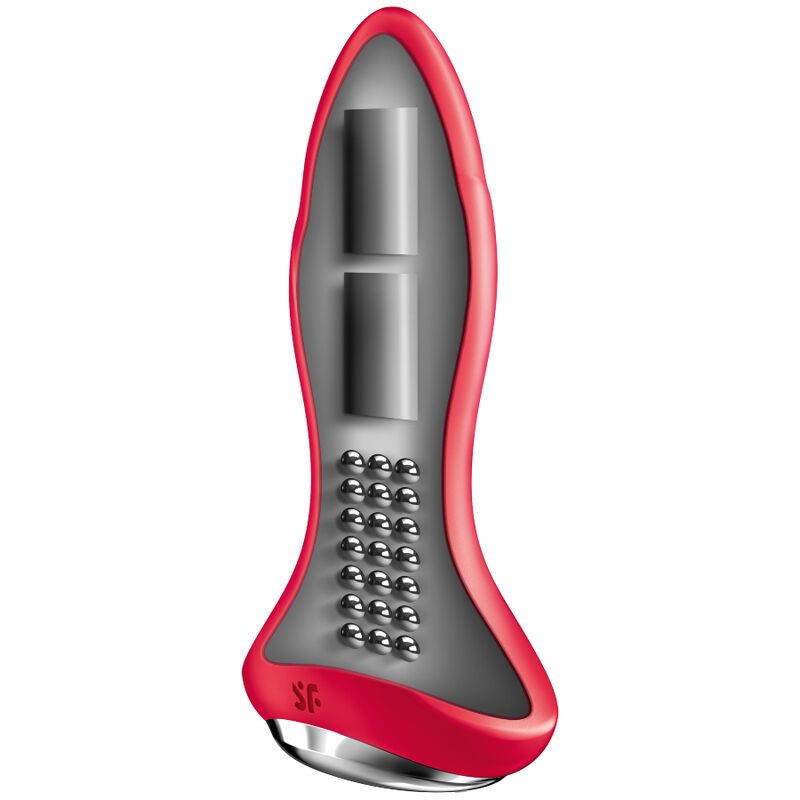 SATISFYER - ROTATOR PLUG 1+ PLUG VIBRADOR APP ROJO - immagine 2