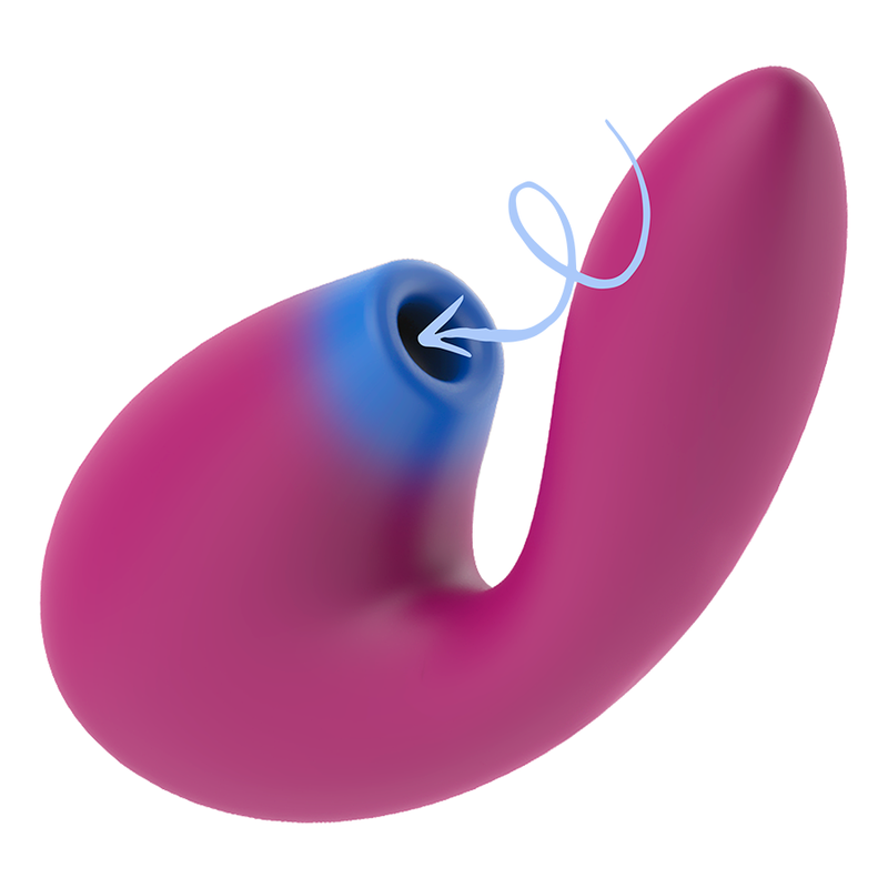 COVERME - VIBRATORE ASPIRATORE CLITORIDEO E POTENTE VIBRATORE PER IL PUNTO G - immagine 2