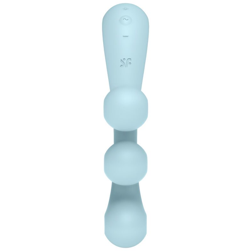 SATISFYER - MULTI VIBRATORE TRI BALL 2 BLU - immagine 3