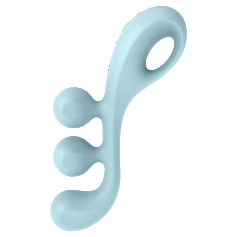 SATISFYER - MULTI VIBRATORE TRI BALL 2 BLU - immagine 2