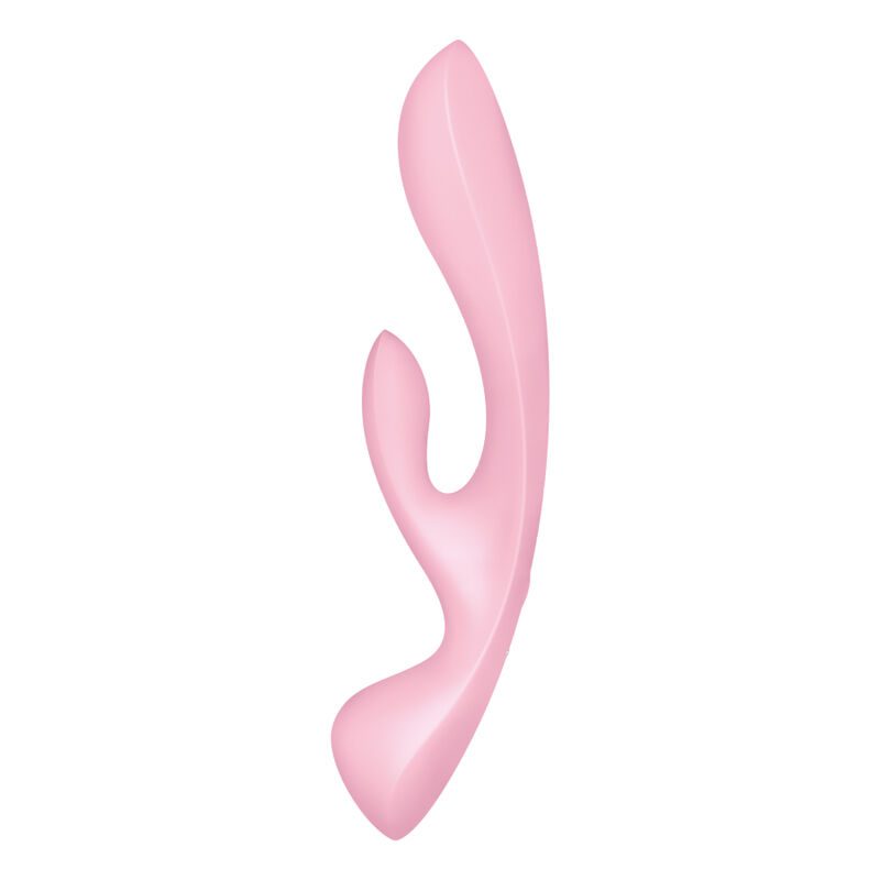 SATISFYER - TRIPLE OH VIBRADOR HÍBRIDO AZUL - immagine 2