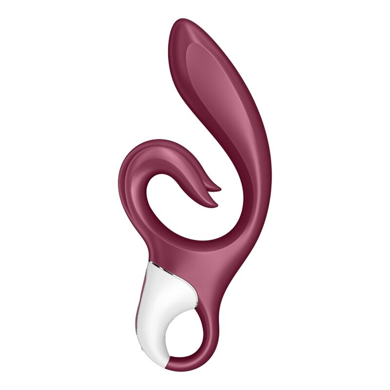 SATISFYER - LOVE ME VIBRADOR RABBIT ROJO - immagine 2
