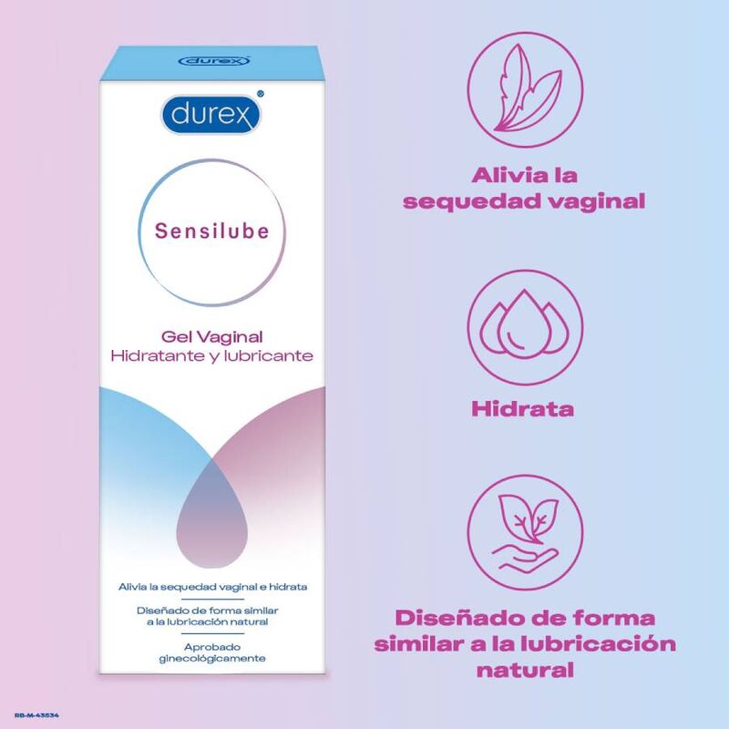 DUREX - SENSILUBE GEL LUBRIFICANTE IDRATANTE 40 ML - immagine 2