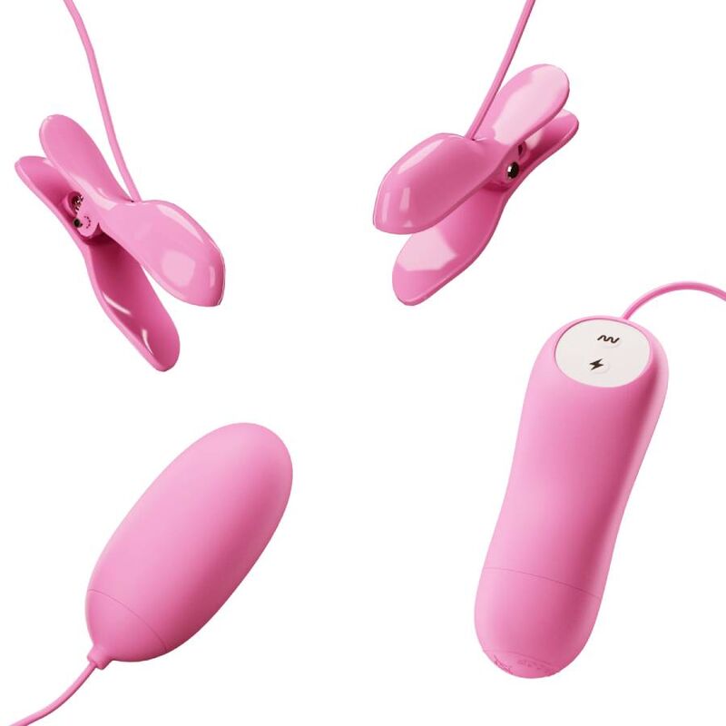 PRETTY LOVE - PINZETTA CON VIBRAZIONE ED ELETTROSHOCK ROSA - immagine 5