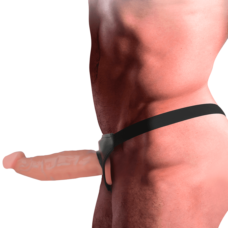 INTENSE - IMBRACATURA CAVA CON DILDO 18 X 3,5 CM - immagine 3