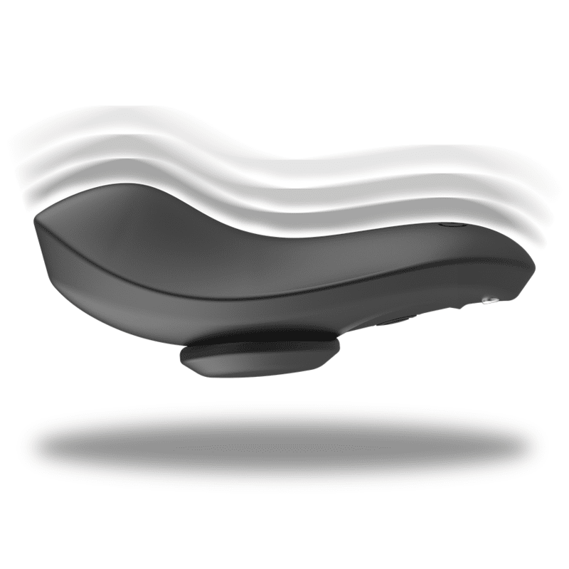 BLACKSILVER - PANTALONE VIBRATORE IN SILICONE RICARICABILE PRESTON NERO - immagine 4