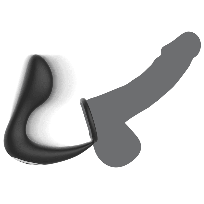 BLACKSILVER - MASSAGGIATORE ANALE CON TELECOMANDO RICARICABILE IN SILICONE NERO - immagine 4