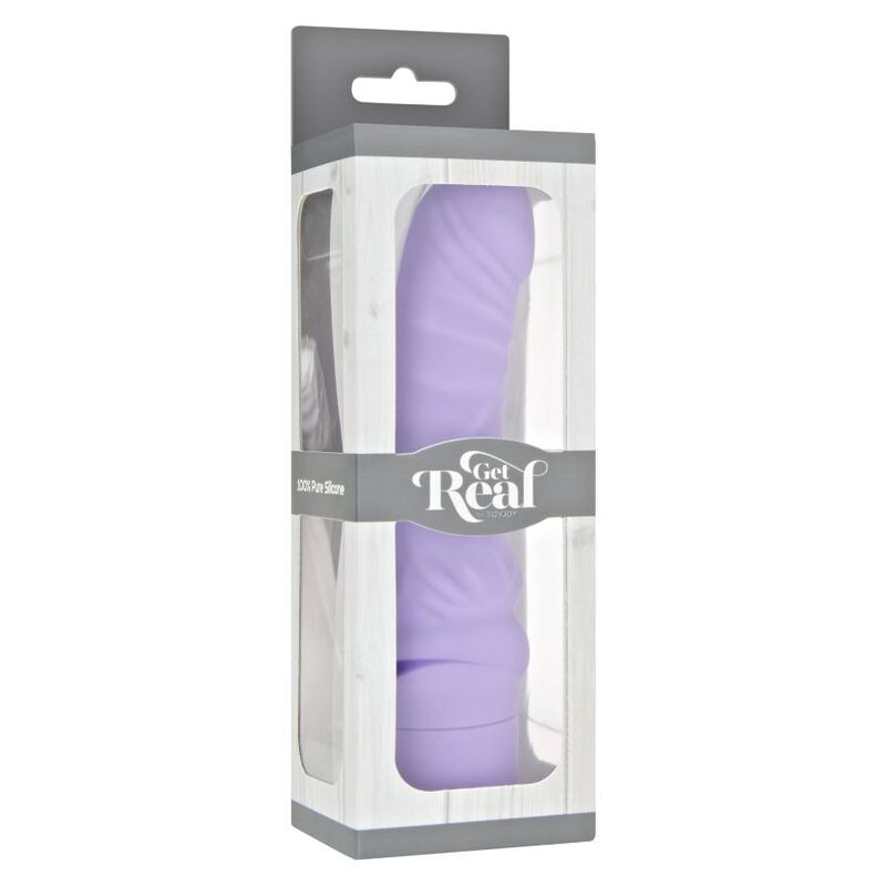 GET REAL - MINI VIBRATORE CLASSICO G-SPOT VIOLA - immagine 3