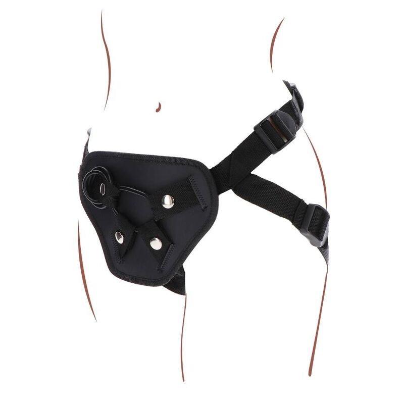 GET REAL - IMBRACATURA DELUXE CON CINTURINO NERO - immagine 5
