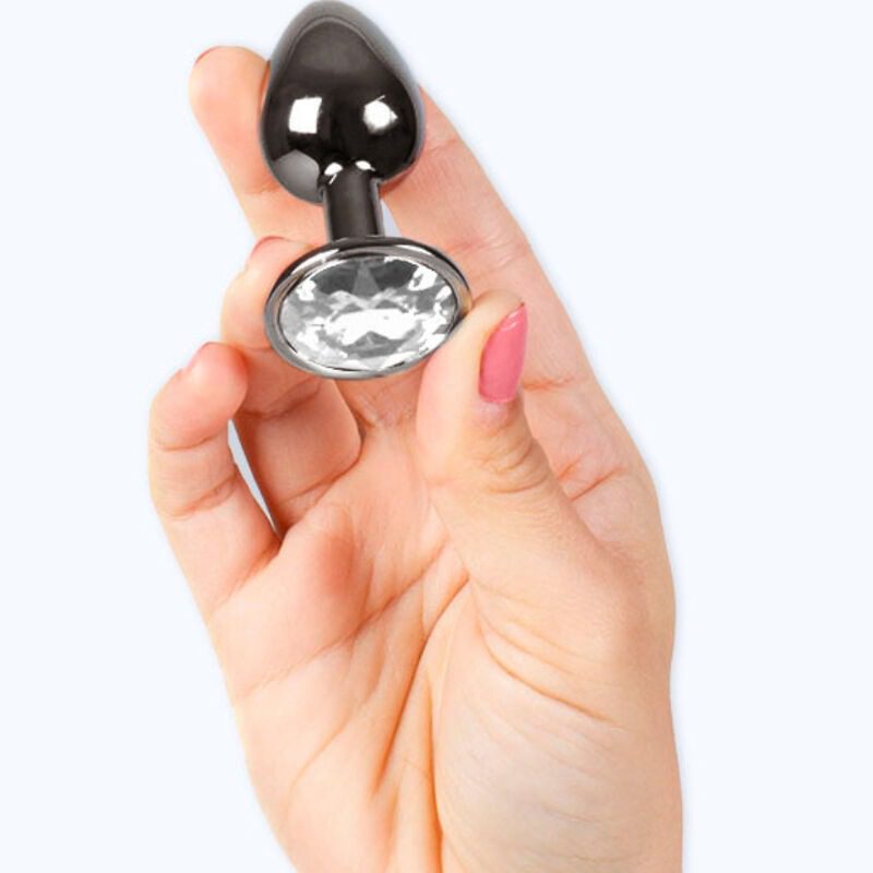 SECRETPLAY - BUTT PLUG GUNMETAL TAGLIA PICCOLA 7 CM - immagine 3