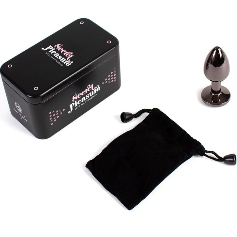 SECRETPLAY - BUTT PLUG GUNMETAL TAGLIA PICCOLA 7 CM - immagine 4