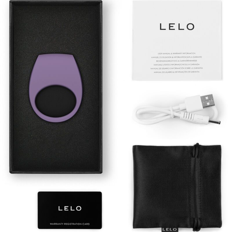 LELO - TOR 3 ANILLO VIBRADOR NEGRO - immagine 3