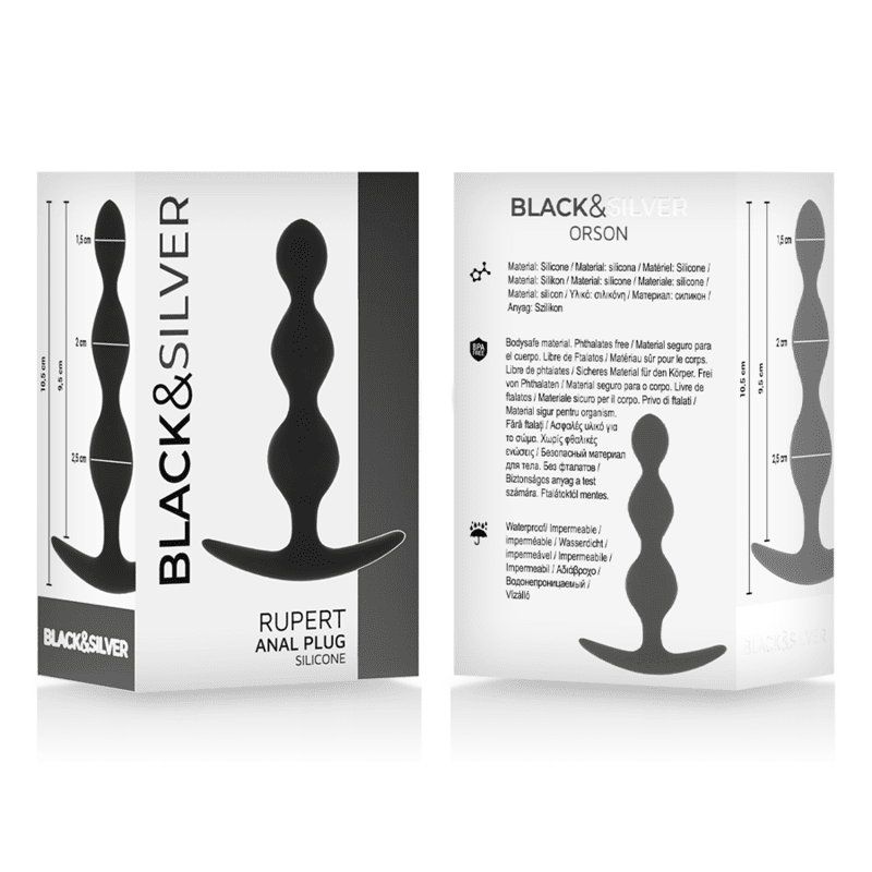 BLACKSILVER - CATENA PER SFERE ANALI RUPERT 10 CM - immagine 5