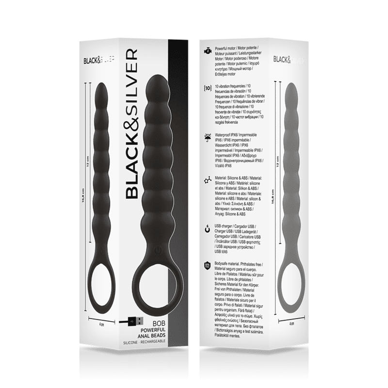 BLACKSILVER - POTENTE DILATATORE ANALE IN SILICONE BOB - immagine 5