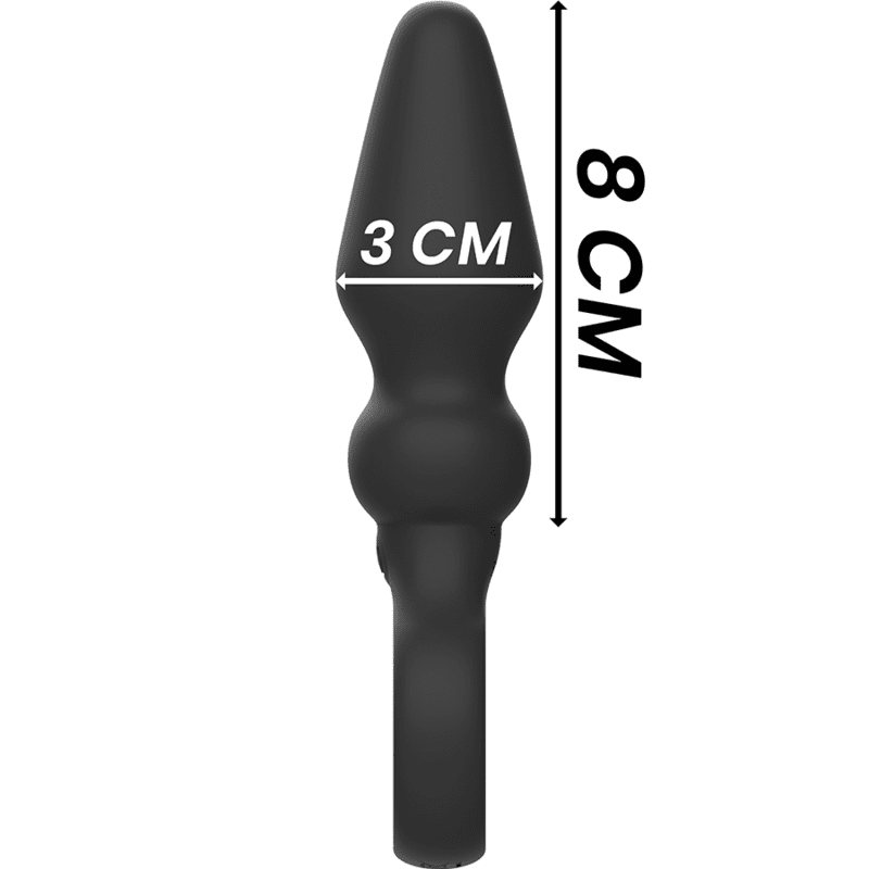 BLACKSILVER - POTENTE PLUG ANALE IN SILICONE OZZY - immagine 4