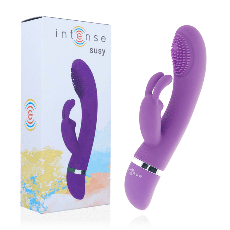 INTENSE - VIBRATORE OSCILLANTE IN SILICONE RABBIT LILLA SUSY