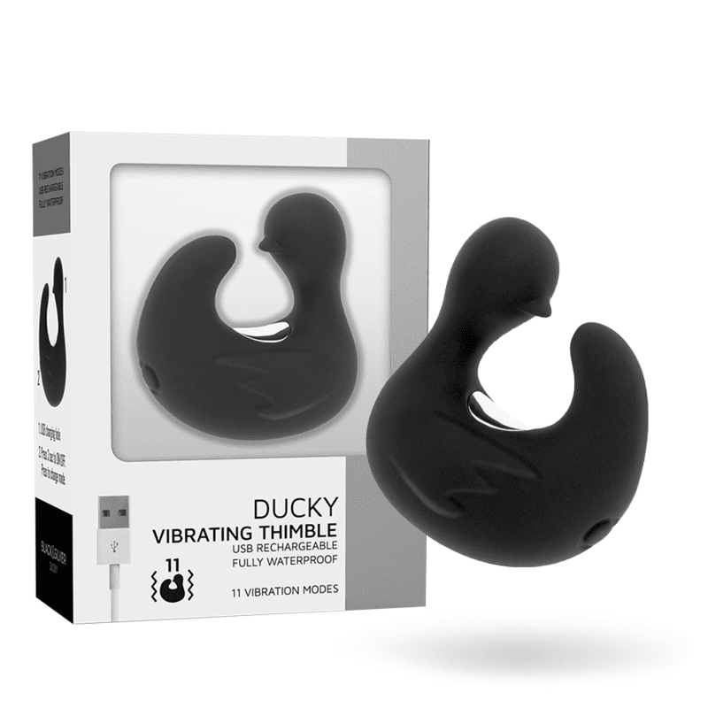 BLACKSILVER - DUCKYMANIA DITALE RICARICABILE STIMOLANTE D'ANATRA IN SILICONE - immagine 2
