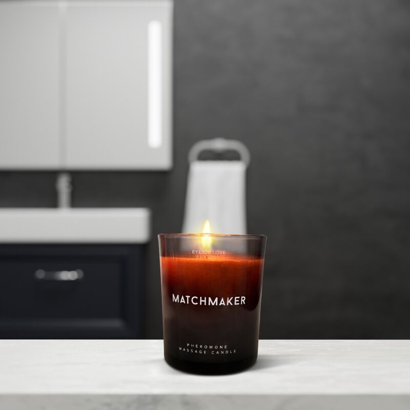 EYE OF LOVE - CANDELA DA MASSAGGIO CON DIAMANTE NERO MATCHMAKER ATTRACT HER 150 ML - immagine 3