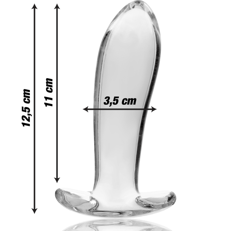 NEBULA SERIES BY IBIZA - MODELO 5 PLUG CRISTAL TRANSPARENTE 12.5 CM -O- 3.5 CM - immagine 3