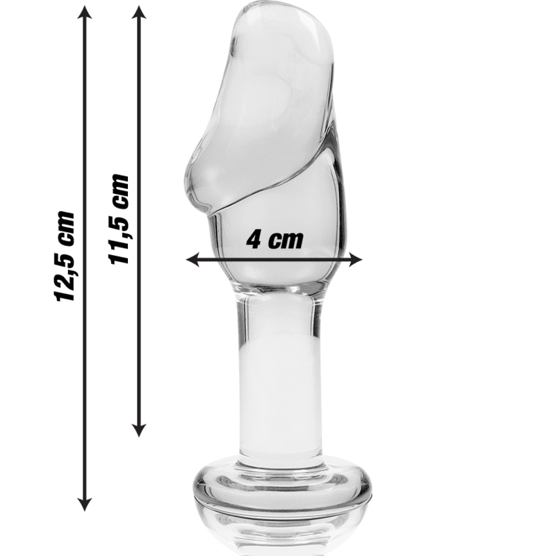 NEBULA SERIES BY IBIZA - MODELO 6 PLUG CRISTAL TRANSPARENTE 12.5 CM -O- 4 CM - immagine 3