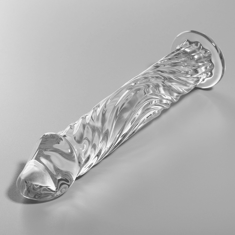 NEBULA SERIES BY IBIZA - MODELO 12 DILDO CRISTAL TRANSPARENTE 17 CM -O- 3.5 CM - immagine 2