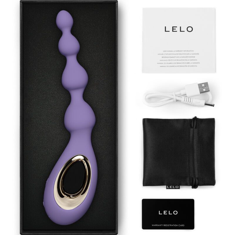 LELO - SORAYA BEADS MASAJEADOR ANAL VIOLETA - immagine 3