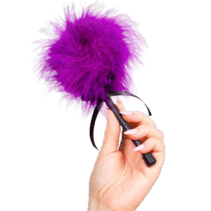 SECRETPLAY - SPOLVERINO MARABOU ROSA VIOLA