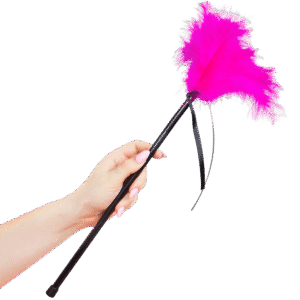 SECRETPLAY - PIUME ROSA 40 CM