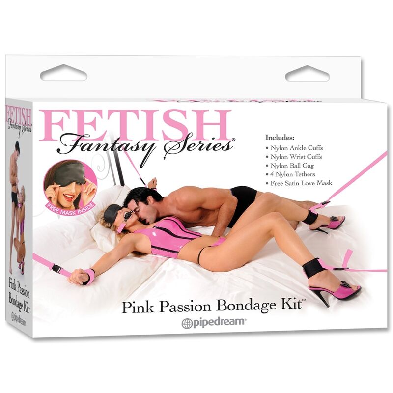 FETISH FANTASY SERIES - KIT BONDAGE ROSA - immagine 4