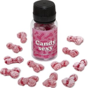DIABLO PICANTE - CANDY SEXY BARATTOLO DA 12 GOMME AL GUSTO DI FRAGOLA E CILIEGIA