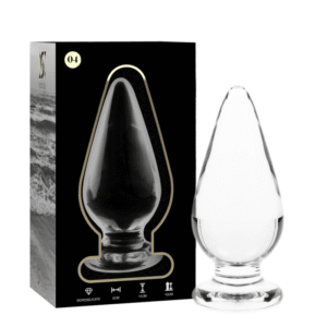 NEBULA SERIES BY IBIZA - MODELO 4 PLUG CRISTAL TRANSPARENTE 11 CM -O- 5 CM