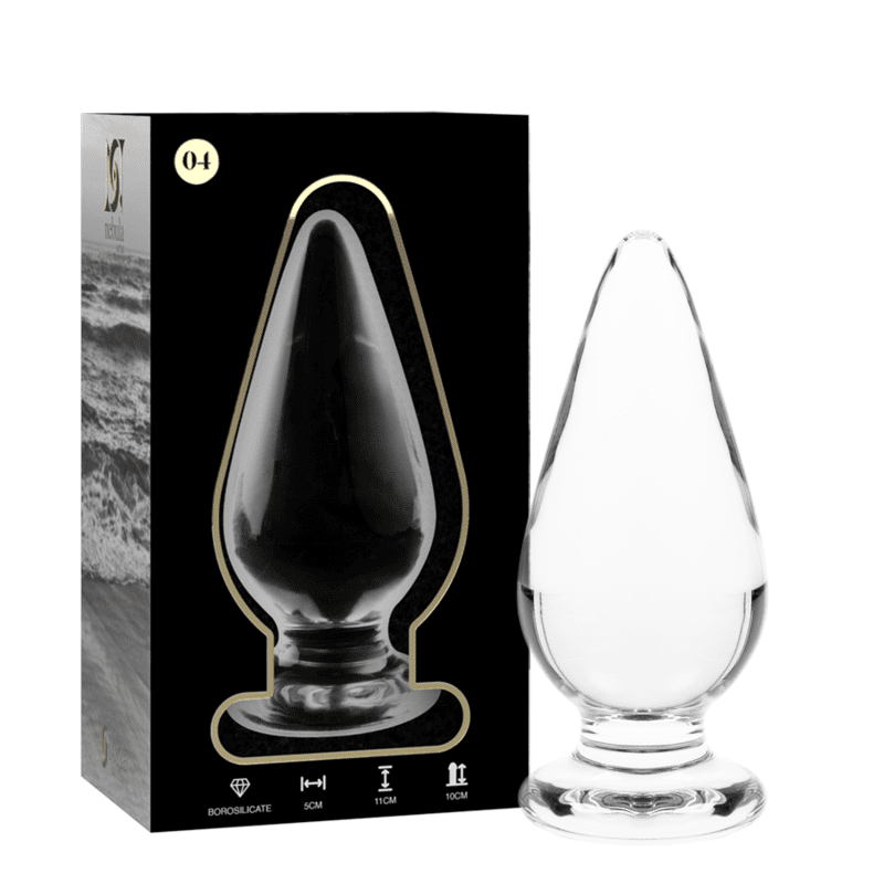 NEBULA SERIES BY IBIZA - MODELO 4 PLUG CRISTAL TRANSPARENTE 11 CM -O- 5 CM