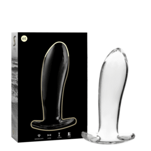 NEBULA SERIES BY IBIZA - MODELO 5 PLUG CRISTAL TRANSPARENTE 12.5 CM -O- 3.5 CM