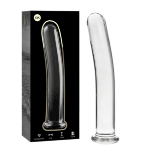 NEBULA SERIES BY IBIZA - MODELO 8 DILDO CRISTAL TRANSPARENTE 14.5 CM -O- 2 CM