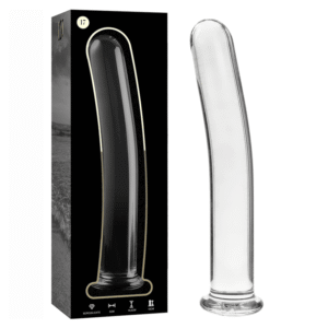 NEBULA SERIES BY IBIZA - MODELO 17 DILDO CRISTAL TRANSPARENTE 18.5 CM -O- 3 CM
