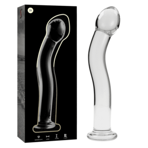 NEBULA SERIES BY IBIZA - MODELO 18 DILDO CRISTAL TRANSPARENTE 18.5 CM -O- 3.5 CM