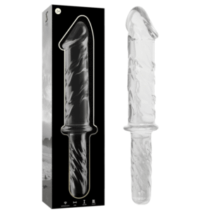 NEBULA SERIES BY IBIZA - MODELO 24 DILDO CRISTAL TRANSPARENTE 28.5 CM -O- 5 CM